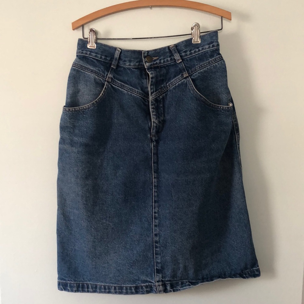 Vintage Calvin Klein high waist Mom skirt